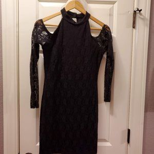 Charlotte Russe, Black Dress, Cold Shoulder
